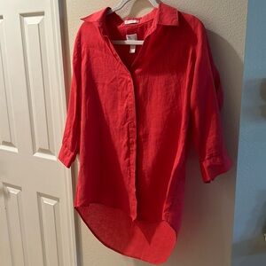 Chico’s No Iron Linen Shirt